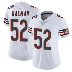 Women's Drew Dalman Chicago Bears No.52 Limited Vapor Untouchable Jersey - White