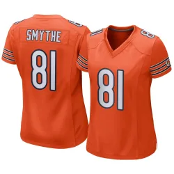 Women's Durham Smythe Chicago Bears No.81 Game Alternate Jersey - Orange