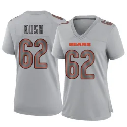 Women's Eric Kush Chicago Bears No.62 Game Atmosphere Fashion Jersey - Gray