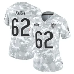 Women's Eric Kush Chicago Bears No.62 Limited 2024 Salute to Service Jersey - Arctic Camo
