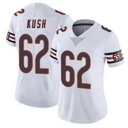 Women's Eric Kush Chicago Bears No.62 Limited Vapor Untouchable Jersey - White