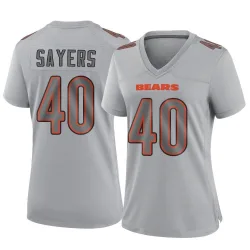 Women's Gale Sayers Chicago Bears No.40 Game Atmosphere Fashion Jersey - Gray
