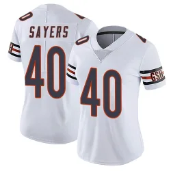 Women's Gale Sayers Chicago Bears No.40 Limited Vapor Untouchable Jersey - White