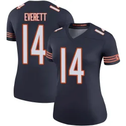 Women's Gerald Everett Chicago Bears No.14 Legend Color Rush Jersey - Navy