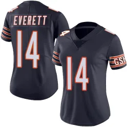 Women's Gerald Everett Chicago Bears No.14 Limited Team Color Vapor Untouchable Jersey - Navy