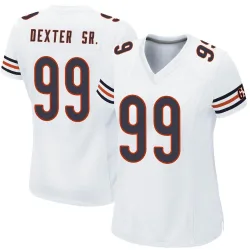 Women's Gervon Dexter Sr. Chicago Bears No.99 Game Jersey - White