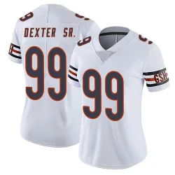 Women's Gervon Dexter Sr. Chicago Bears No.99 Limited Vapor Untouchable Jersey - White