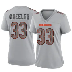 Women's Ian Wheeler Chicago Bears No.33 Game Atmosphere Fashion Jersey - Gray