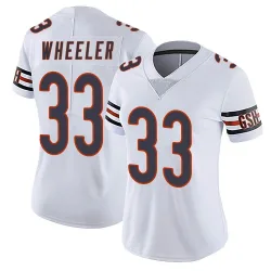 Women's Ian Wheeler Chicago Bears No.33 Limited Vapor Untouchable Jersey - White