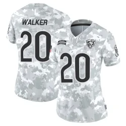 Women's Jahdae Walker Chicago Bears No.20 Limited 2024 Salute to Service Jersey - Arctic Camo