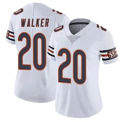 Women's Jahdae Walker Chicago Bears No.20 Limited Vapor Untouchable Jersey - White