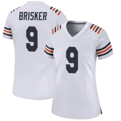 Women's Jaquan Brisker Chicago Bears No.9 Game Alternate Classic Jersey - White