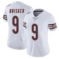 Women's Jaquan Brisker Chicago Bears No.9 Limited Vapor Untouchable Jersey - White