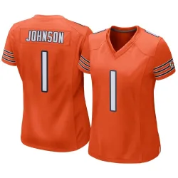 Women's Jaylon Johnson Chicago Bears No.1 Game Alternate Jersey - Orange