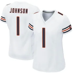 Women's Jaylon Johnson Chicago Bears No.1 Game Jersey - White