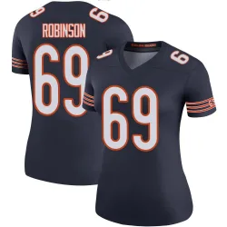 Women's Jereme Robinson Chicago Bears No.69 Legend Color Rush Jersey - Navy