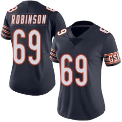 Women's Jereme Robinson Chicago Bears No.69 Limited Team Color Vapor Untouchable Jersey - Navy