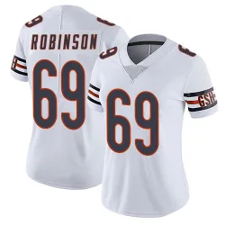 Women's Jereme Robinson Chicago Bears No.69 Limited Vapor Untouchable Jersey - White