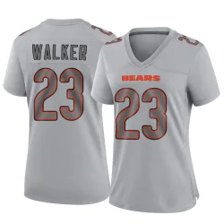 Women's Jeremiah Walker Chicago Bears No.23 Game Atmosphere Fashion Jersey - Gray