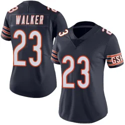 Women's Jeremiah Walker Chicago Bears No.23 Limited Team Color Vapor Untouchable Jersey - Navy
