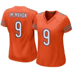 Women's Jim McMahon Chicago Bears No.9 Game Alternate Jersey - Orange