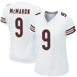 Women's Jim McMahon Chicago Bears No.9 Game Jersey - White