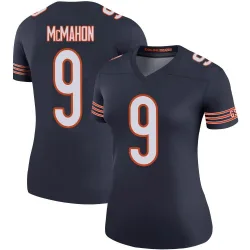 Women's Jim McMahon Chicago Bears No.9 Legend Color Rush Jersey - Navy
