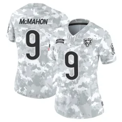 Women's Jim McMahon Chicago Bears No.9 Limited 2024 Salute to Service Jersey - Arctic Camo