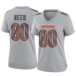 Women's Joe Reed Chicago Bears No.80 Game Atmosphere Fashion Jersey - Gray