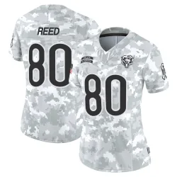 Women's Joe Reed Chicago Bears No.80 Limited 2024 Salute to Service Jersey - Arctic Camo