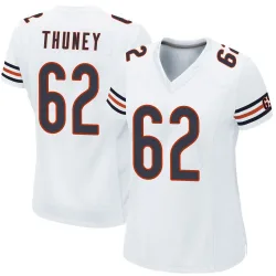 Women's Joe Thuney Chicago Bears No.62 Game Jersey - White