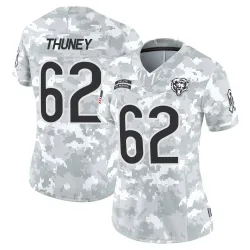 Women's Joe Thuney Chicago Bears No.62 Limited 2024 Salute to Service Jersey - Arctic Camo