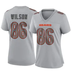Women's Joel Wilson Chicago Bears No.86 Game Atmosphere Fashion Jersey - Gray