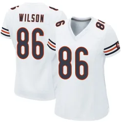 Women's Joel Wilson Chicago Bears No.86 Game Jersey - White