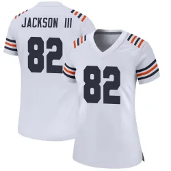 Women's John Jackson III Chicago Bears No.82 Game Alternate Classic Jersey - White