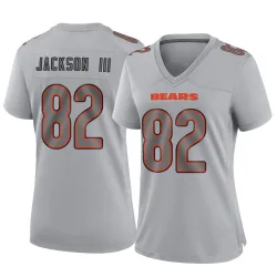 Women's John Jackson III Chicago Bears No.82 Game Atmosphere Fashion Jersey - Gray