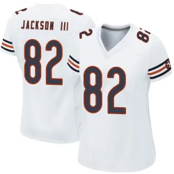 Women's John Jackson III Chicago Bears No.82 Game Jersey - White