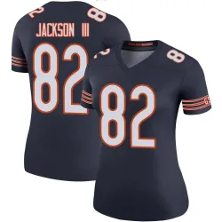 Women's John Jackson III Chicago Bears No.82 Legend Color Rush Jersey - Navy