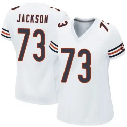 Women's Jonah Jackson Chicago Bears No.73 Game Jersey - White