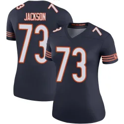 Women's Jonah Jackson Chicago Bears No.73 Legend Color Rush Jersey - Navy
