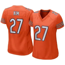 Women's Jonathan Kim Chicago Bears No.27 Game Alternate Jersey - Orange