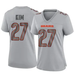Women's Jonathan Kim Chicago Bears No.27 Game Atmosphere Fashion Jersey - Gray