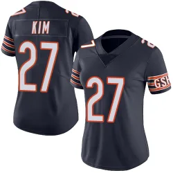 Women's Jonathan Kim Chicago Bears No.27 Limited Team Color Vapor Untouchable Jersey - Navy