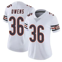 Women's Jonathan Owens Chicago Bears No.36 Limited Vapor Untouchable Jersey - White