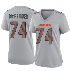 Women's Jordan McFadden Chicago Bears No.74 Game Atmosphere Fashion Jersey - Gray