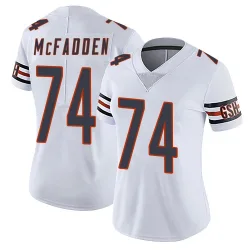 Women's Jordan McFadden Chicago Bears No.74 Limited Vapor Untouchable Jersey - White