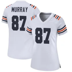 Women's Jordan Murray Chicago Bears No.87 Game Alternate Classic Jersey - White