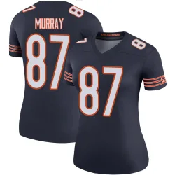 Women's Jordan Murray Chicago Bears No.87 Legend Color Rush Jersey - Navy