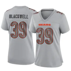 Women's Josh Blackwell Chicago Bears No.39 Game Atmosphere Fashion Jersey - Gray