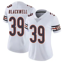 Women's Josh Blackwell Chicago Bears No.39 Limited Vapor Untouchable Jersey - White